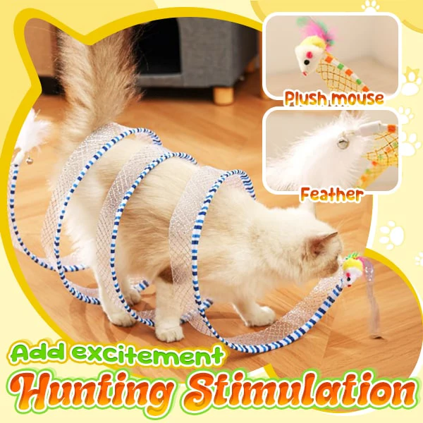 Blue Spiral Tunnel Toy