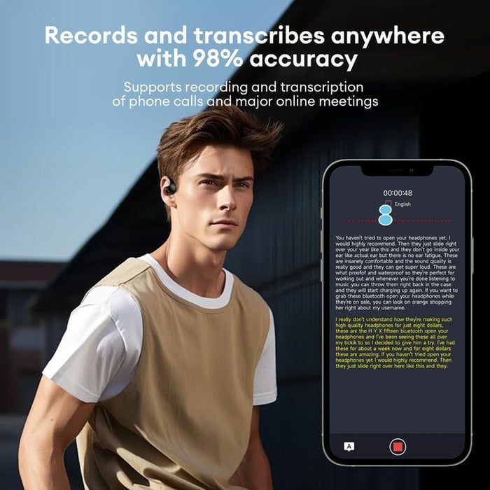🏆LAST DAY SALE 60% OFF⏰AI Translation T26  Pro Wireless Bluetooth Translation Earbuds