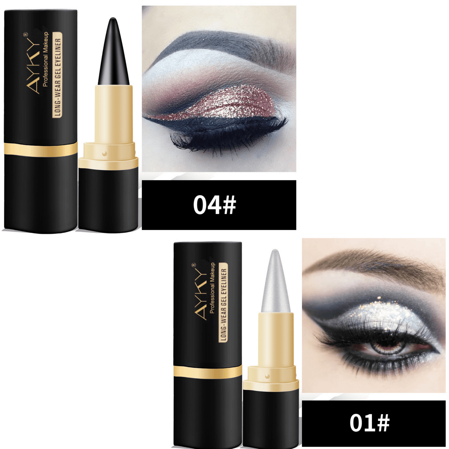 Buy 1 Get 1 Free🎉Natural Black Long Wear Gel Eyeliner Cream, Waterproof, Natural formula, safe and harmless, Mild & Easy To Remove