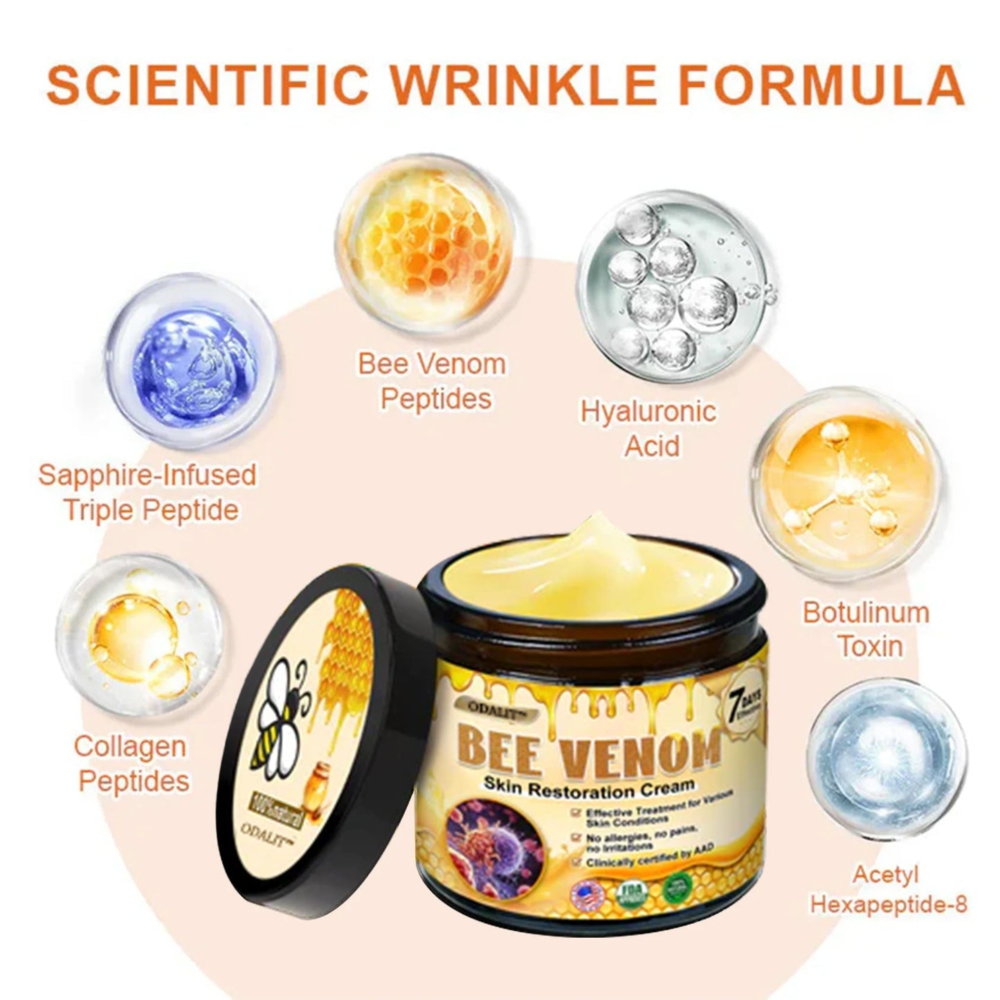 FDA Approved: ODALIT® Bee Venom Skin Restoration Cream — 🔥Limited Time 60% OFF🔥