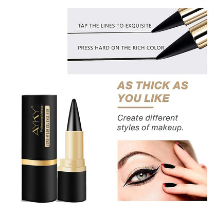 Buy 1 Get 1 Free🎉Natural Black Long Wear Gel Eyeliner Cream, Waterproof, Natural formula, safe and harmless, Mild & Easy To Remove