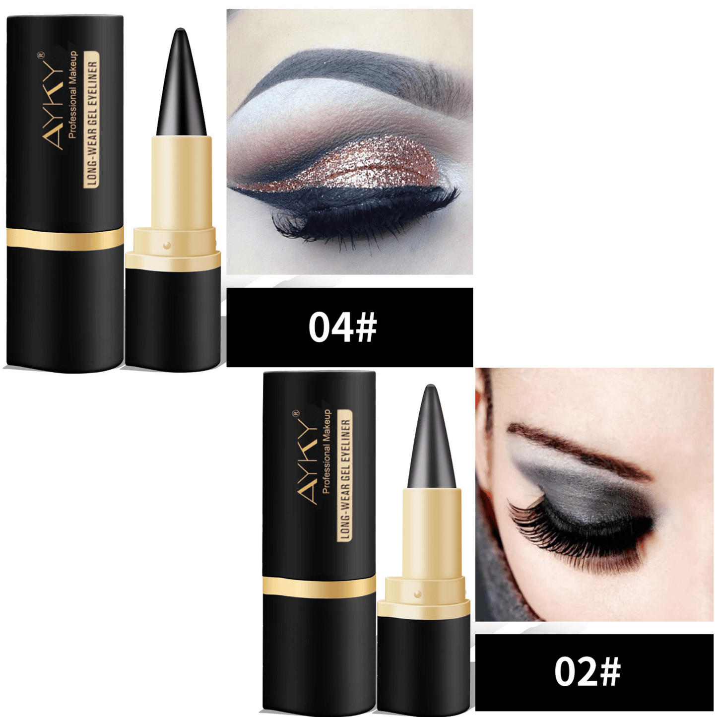 Buy 1 Get 1 Free🎉Natural Black Long Wear Gel Eyeliner Cream, Waterproof, Natural formula, safe and harmless, Mild & Easy To Remove